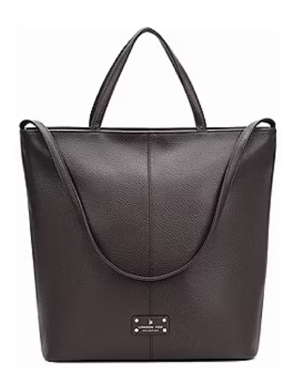 NWT London Fog Collection Large Tote in Chocolate